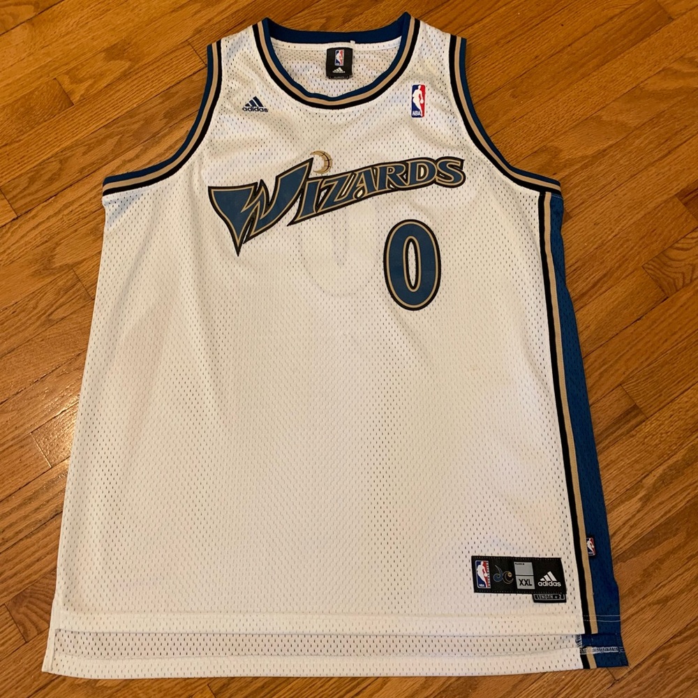 Vintage Y2K Adidas Washington Wizards Gilbert Arenas NBA Jersey